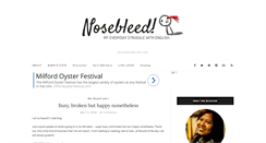 Desktop Screenshot of mynosebleed.com